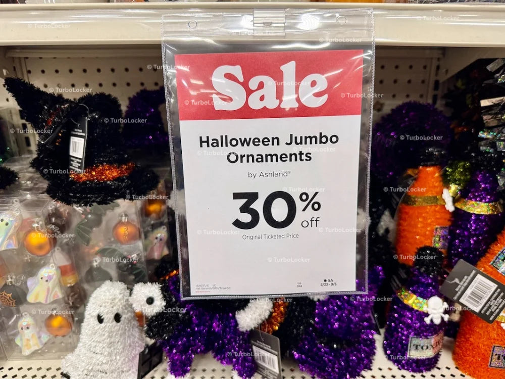 Halloween 30% Off Sale Sign