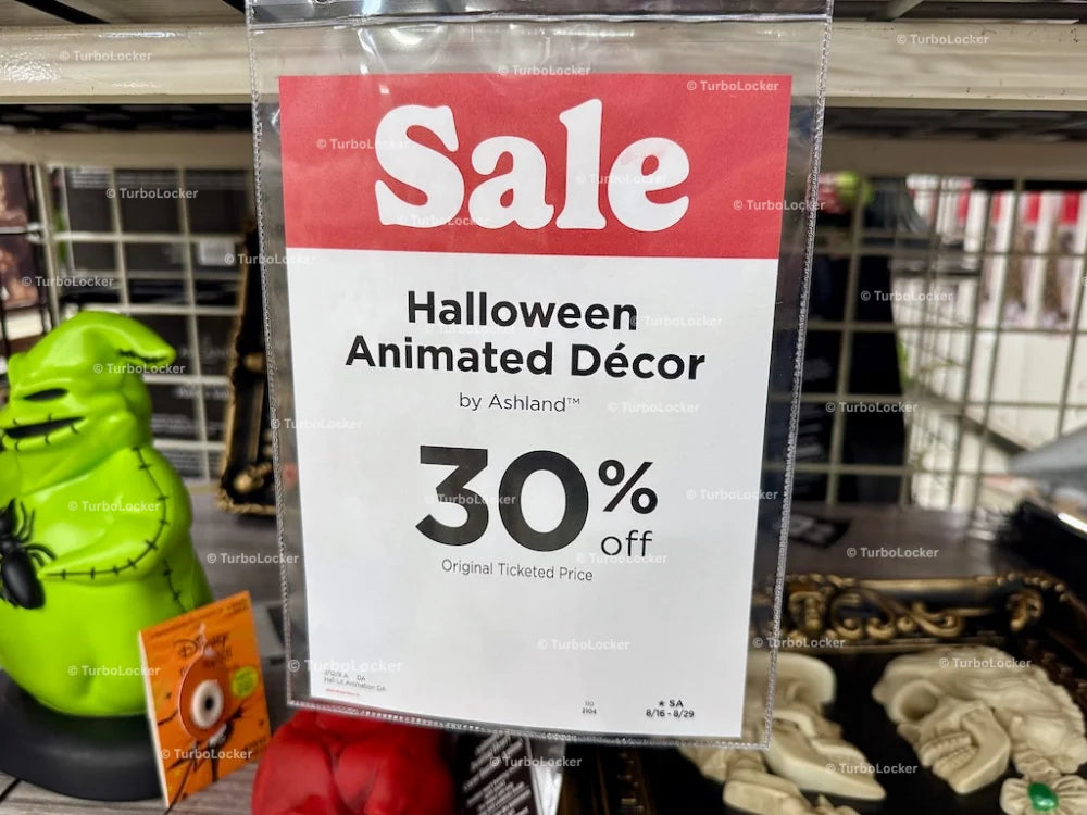 Halloween Accessory Sale Sign