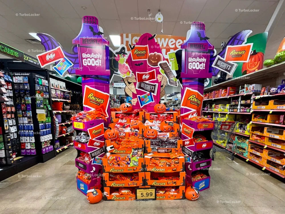 Halloween Chocolate Candy End Cap