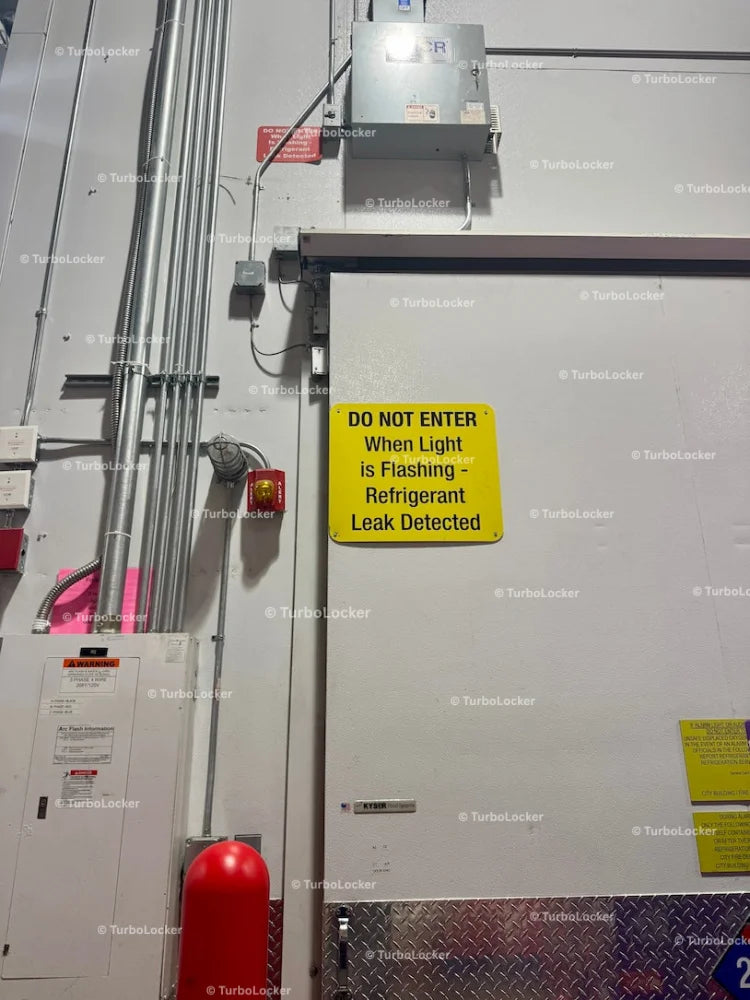 Hazard Refrigerant Warning Sign