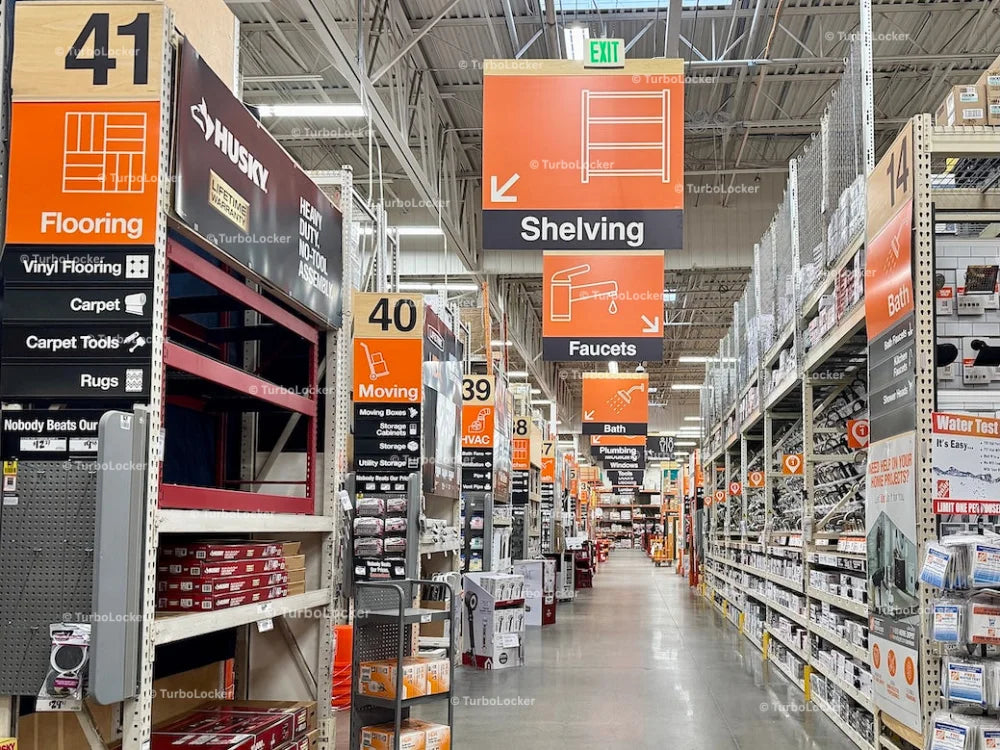 Home Depot Aisles Overview