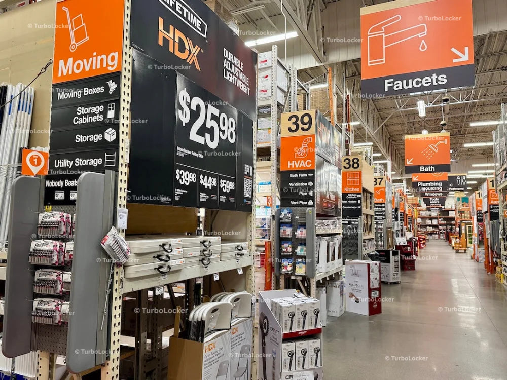 Home Depot Aisles Overview