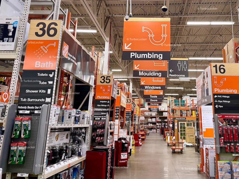 Home Depot Aisles Overview