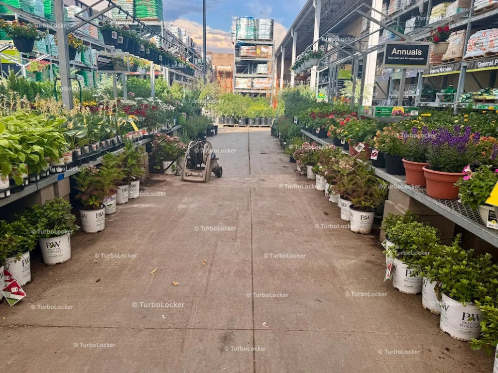Home Depot Garden Area