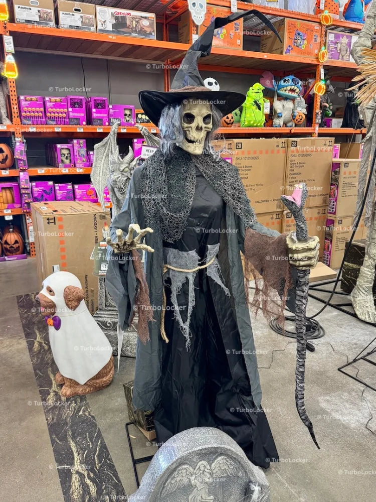 Home Depot Halloween Witch Animatronic