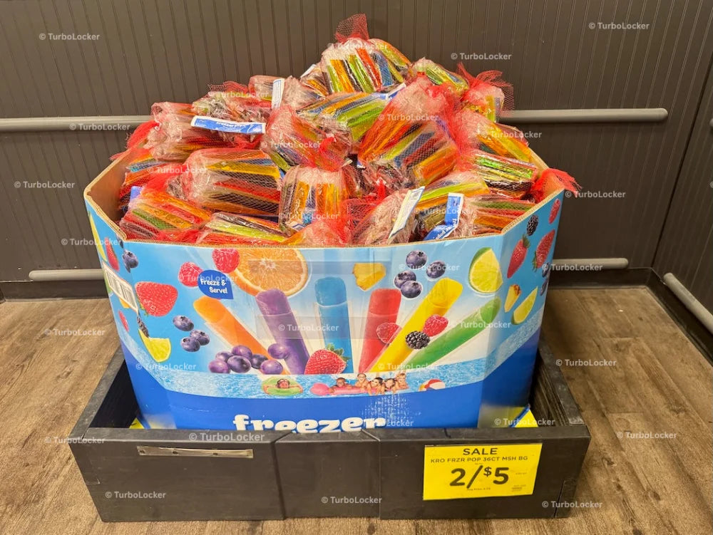 Ice Pop Pallet Dump