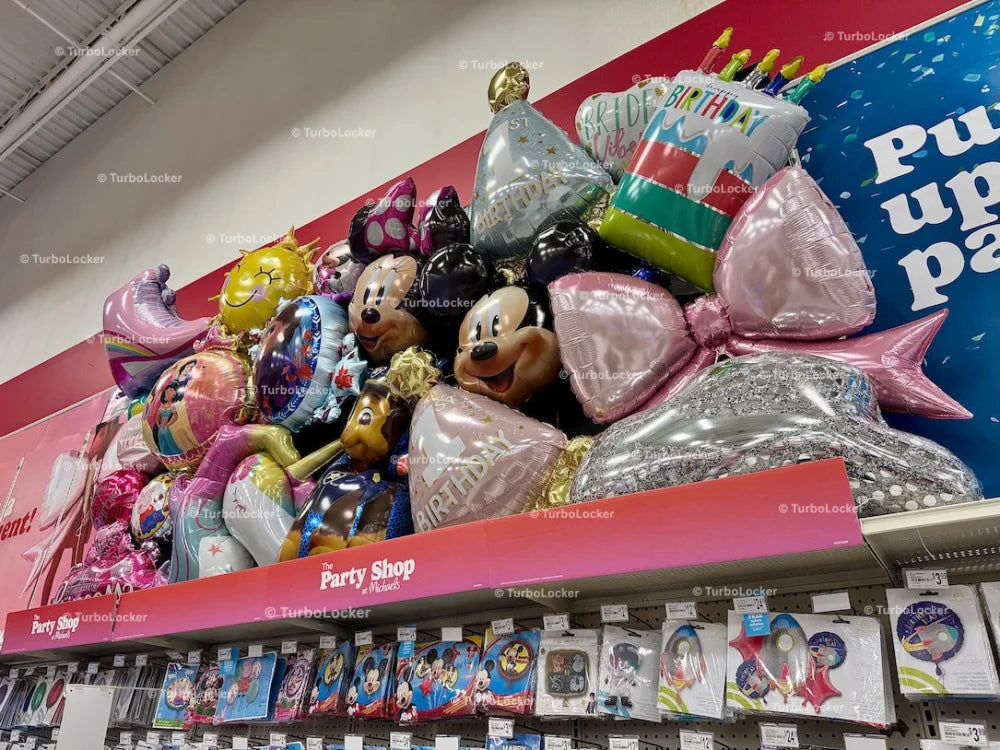Inflated Balloon Display Assortment At Michaels