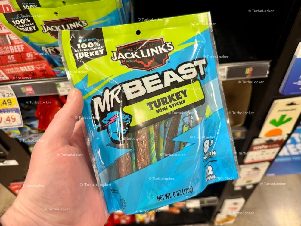 Jack Links Mr. Beast Turkey Mini Sticks