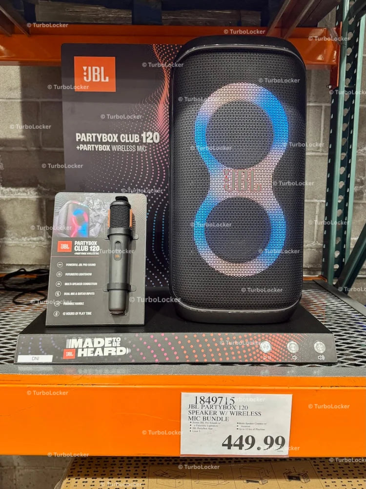 JPB Partybox Club 120 Speaker With Partybox Wireless Mic Bundle
