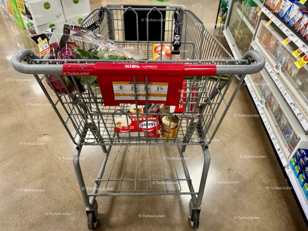 King Soopers Shopping Cart With Groceries