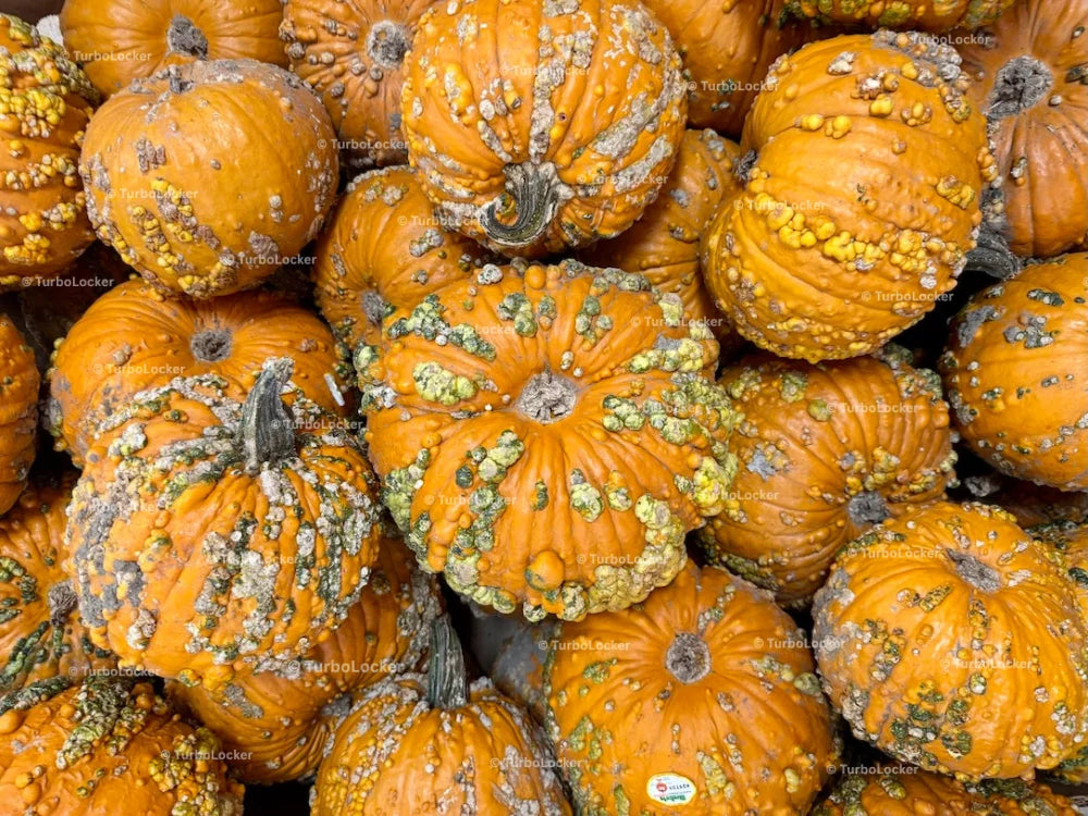 Knucklehead Pumpkins In A Pallet