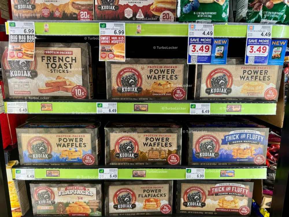 Kodiak Power Waffles French Toast Flapjacks Freezer Section