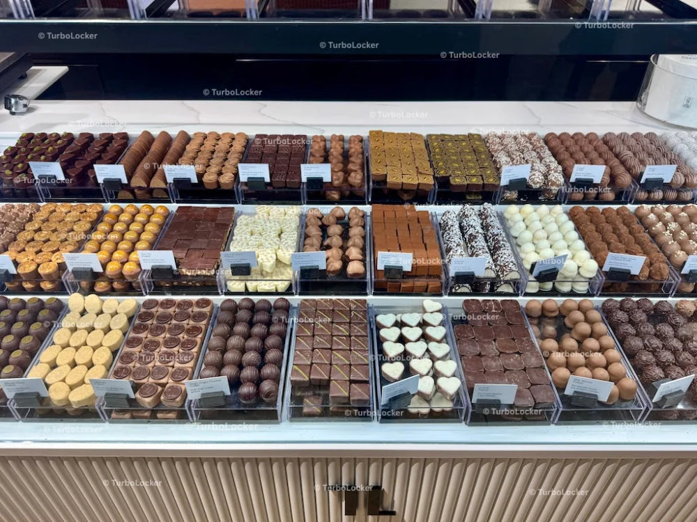 Laderach Chocolatier Truffle Chocolate Display