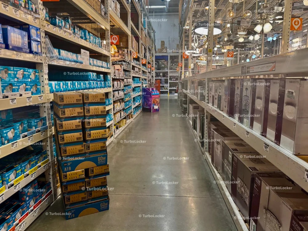 Lighting Aisle At Home Depot