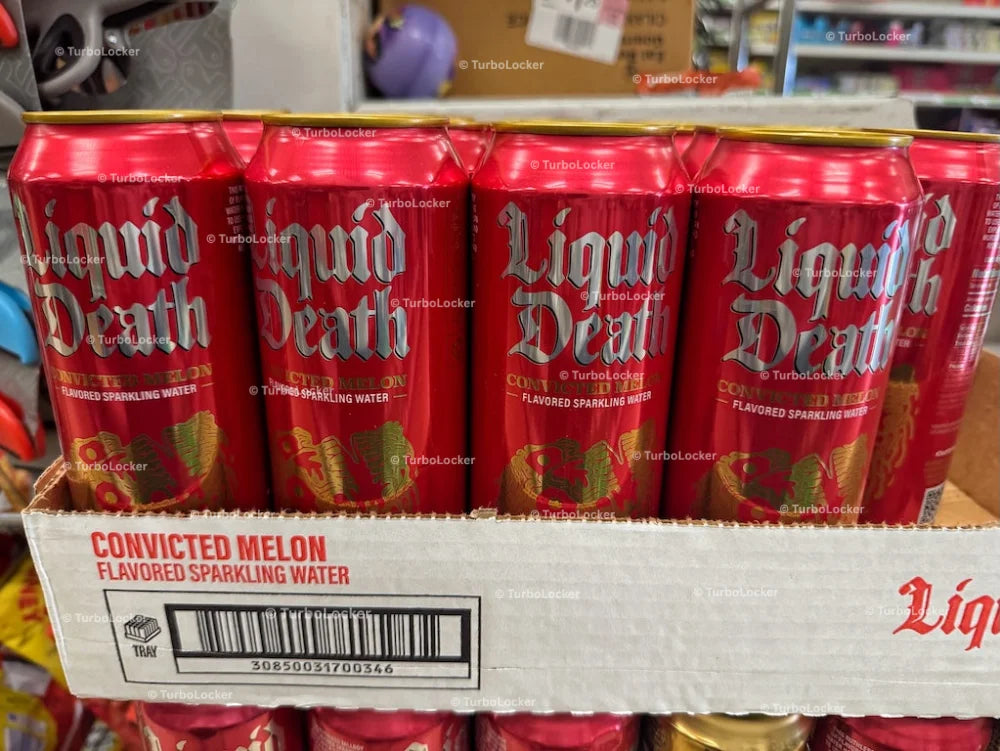 Liquid Death Convicted Melon Sparkling Water Cans