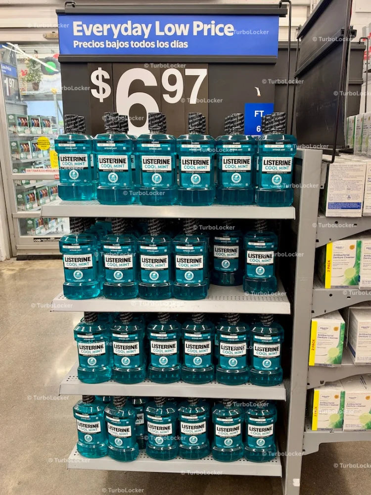 Listerine Cool Mint Mouthwash End Cap