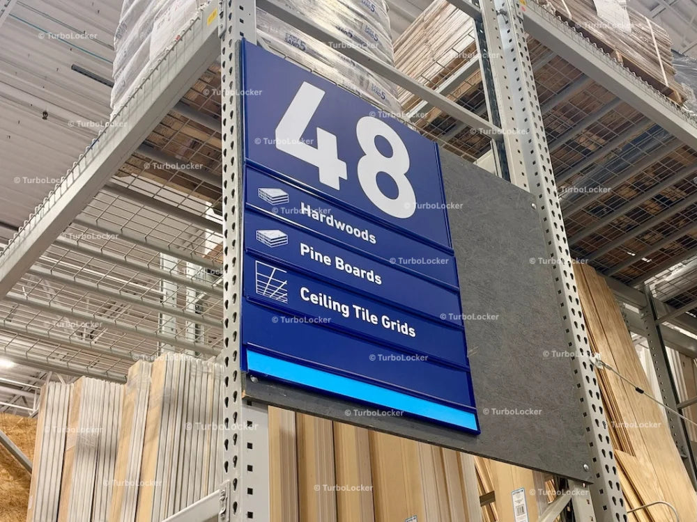 Lowes Aisle 48 Contents Sign