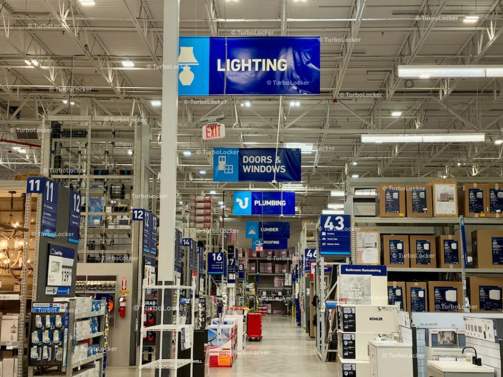 Lowes Aisle Description Signs