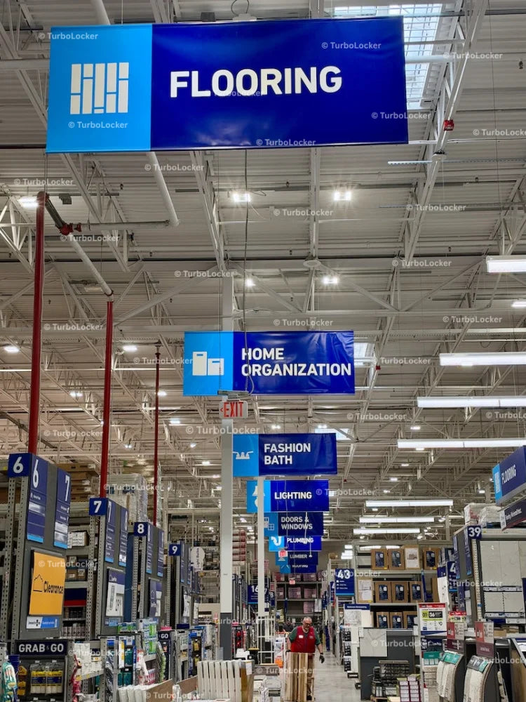 Lowes Store Aisle Description Signs