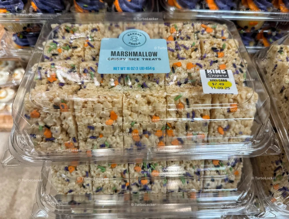 Marshmallow Crispy Rice Treats At A Grocery Store