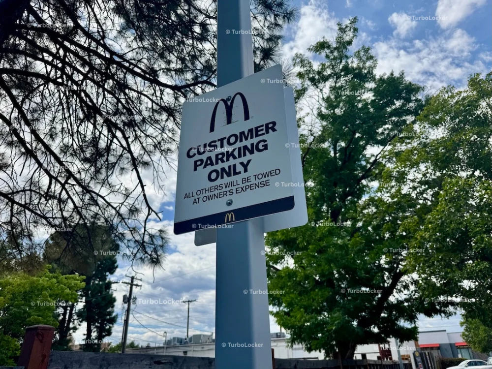 McDonalds’ Customer Parking Only Sign