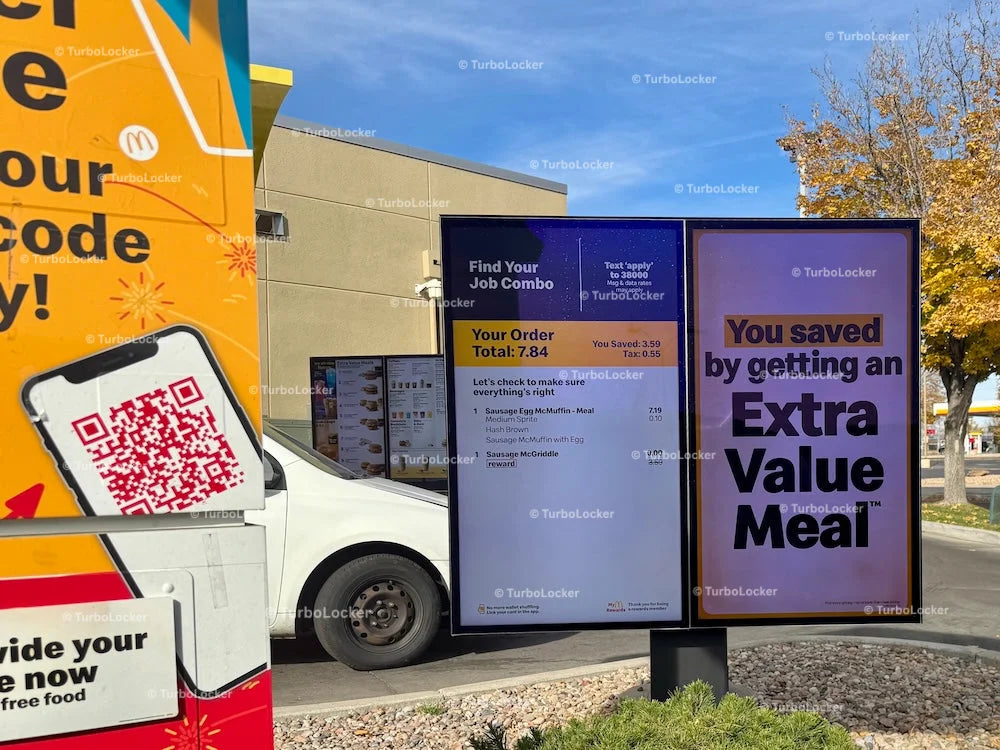 McDonald’s Drive Thru Order Display