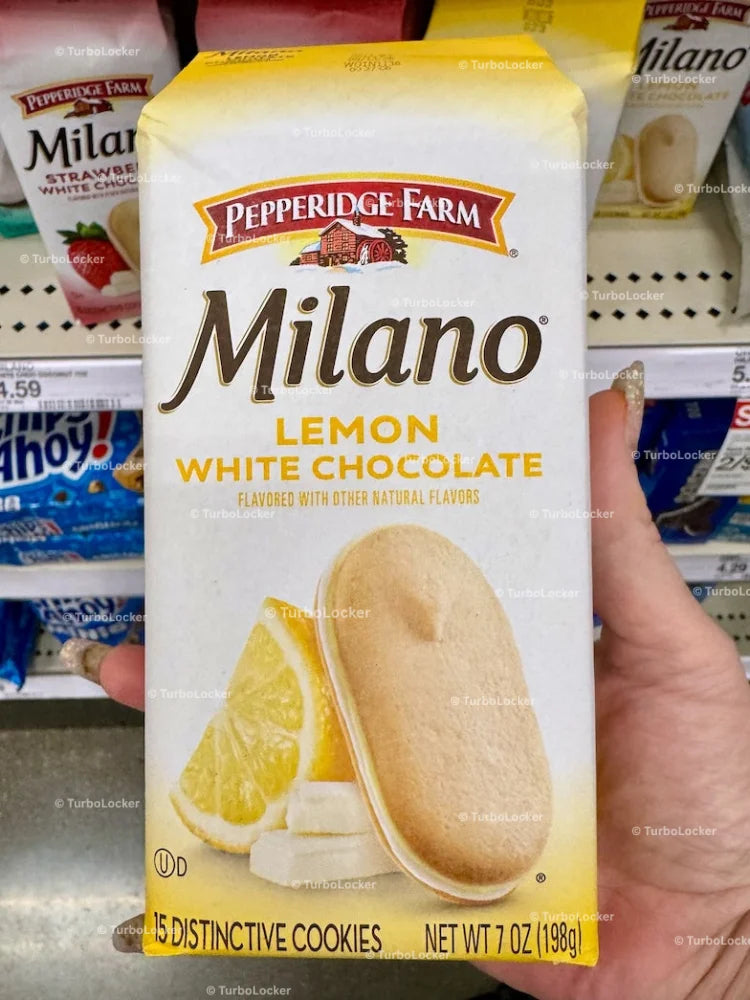 Milano Lemon White Chocolate Cookies