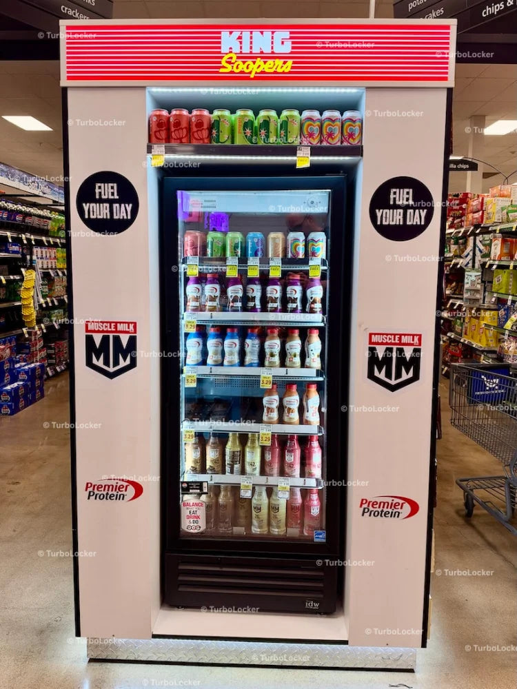 Muscle Milk Grocery Store End Cap