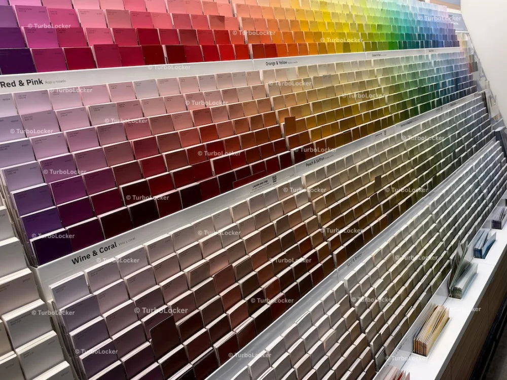 Paint Color Selection Wall