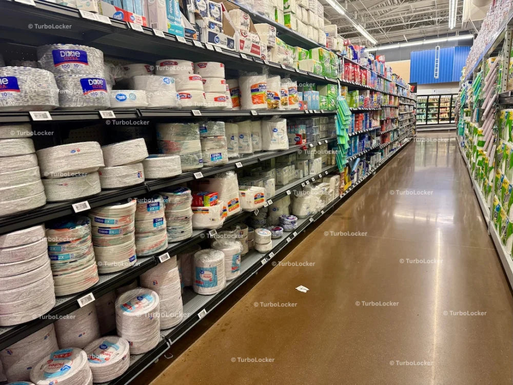 Paper Plates Disposable Tableware And Paper Towels Isle