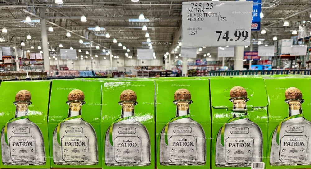 Patron Silver Tequila Mexico On A Shelf At Costco