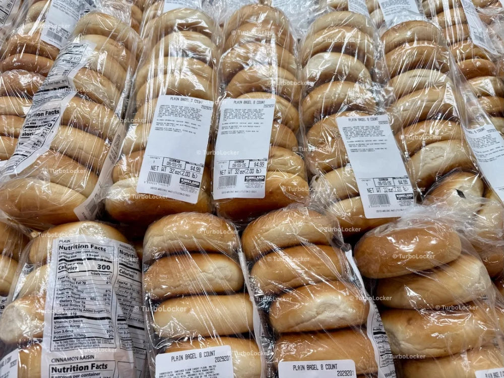 Plain Bagels In Multipack Packaging