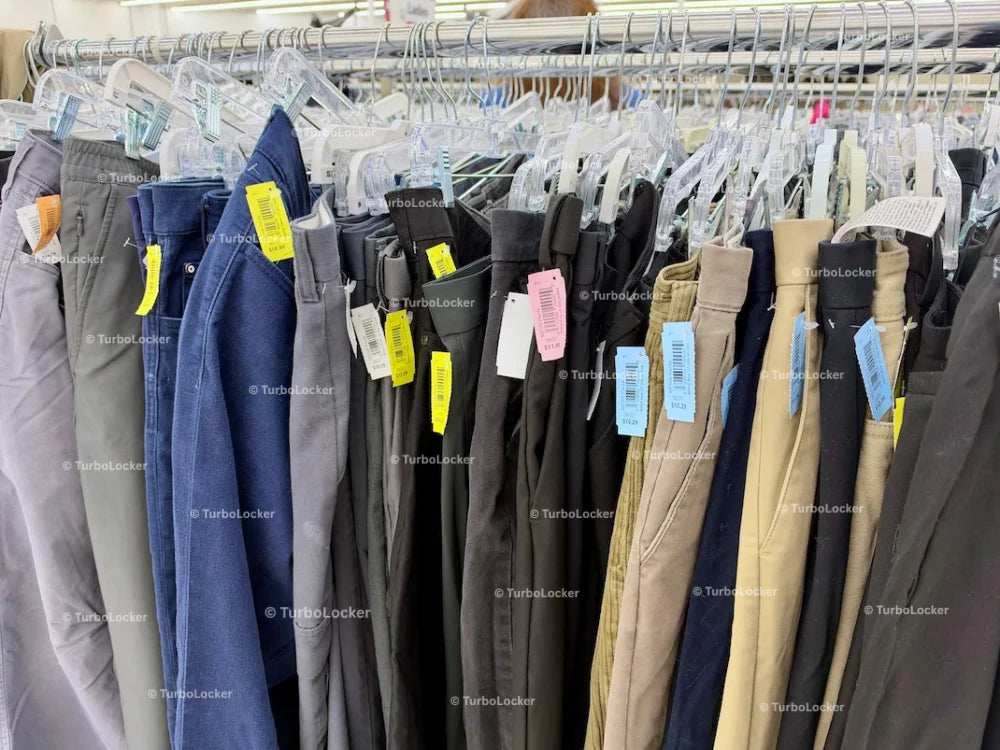 Pre-Owned Men’s Pants At A Thrift Store