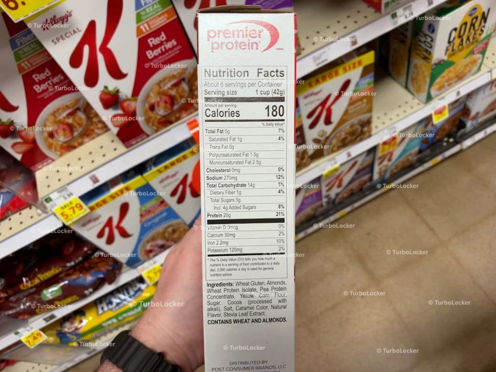 Premier Protein Chocolate Almond Cereal Nutrition Facts