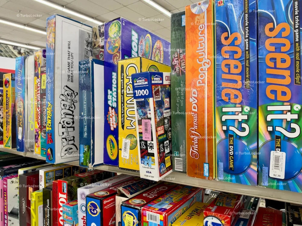 Puzzles And Games At A Thrift Store