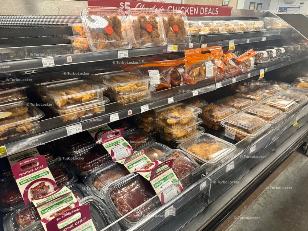 Ready To Eat Meats At A Grocery Store