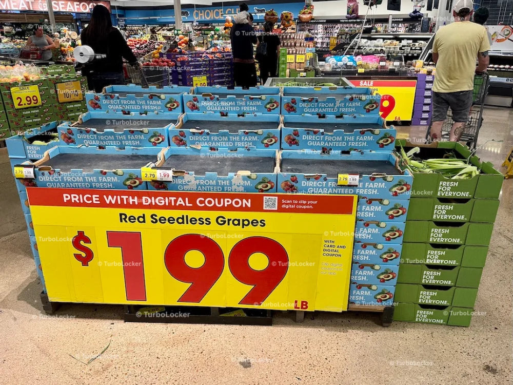 Red Seedless Grapes On Sale And Out Of Stock