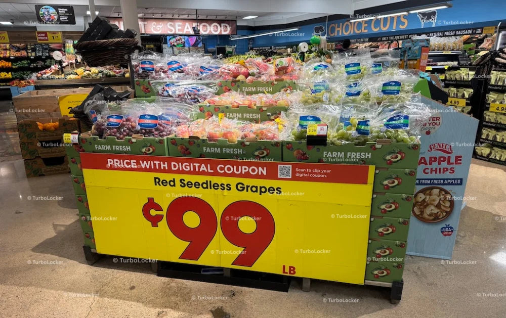 Red Seedless Grapes On Sale At A King Soopers Grocery Store