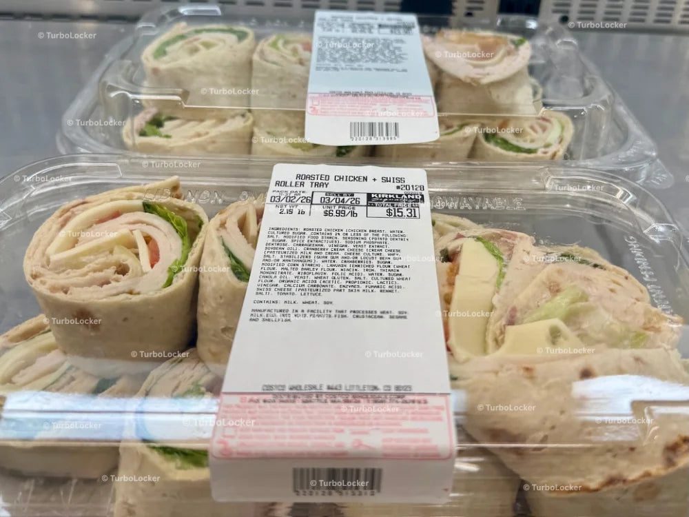 Roasted Chicken And Swiss Roller Tray
