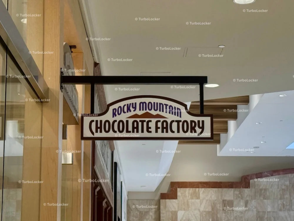 Rocky Mountain Chocolate Factory Sign