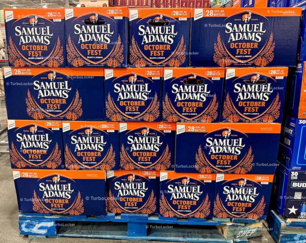 Samuel Adams Octoberfest Beer Boxes At A Warehouse Store