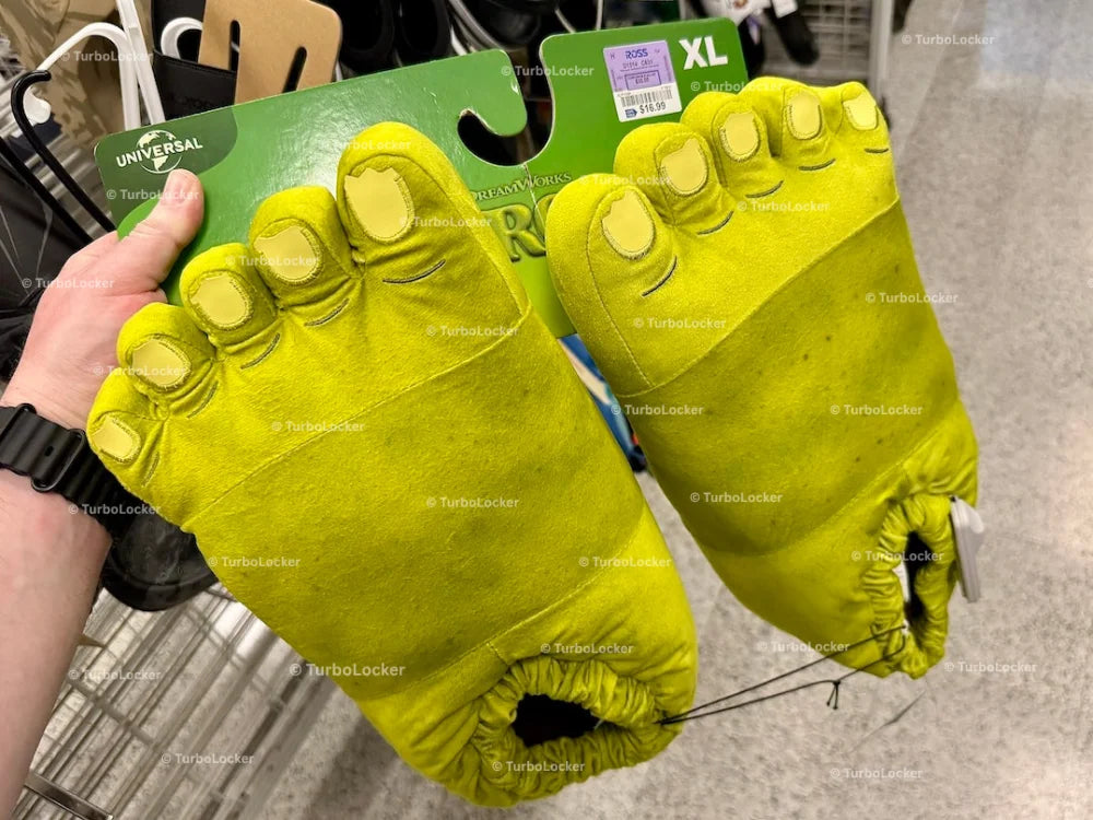 Shrek Feet Plush Slippers