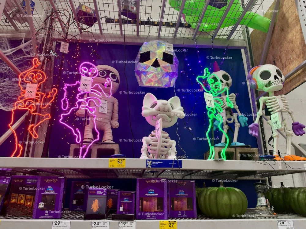 Skeleton And Mummy Halloween Decorations