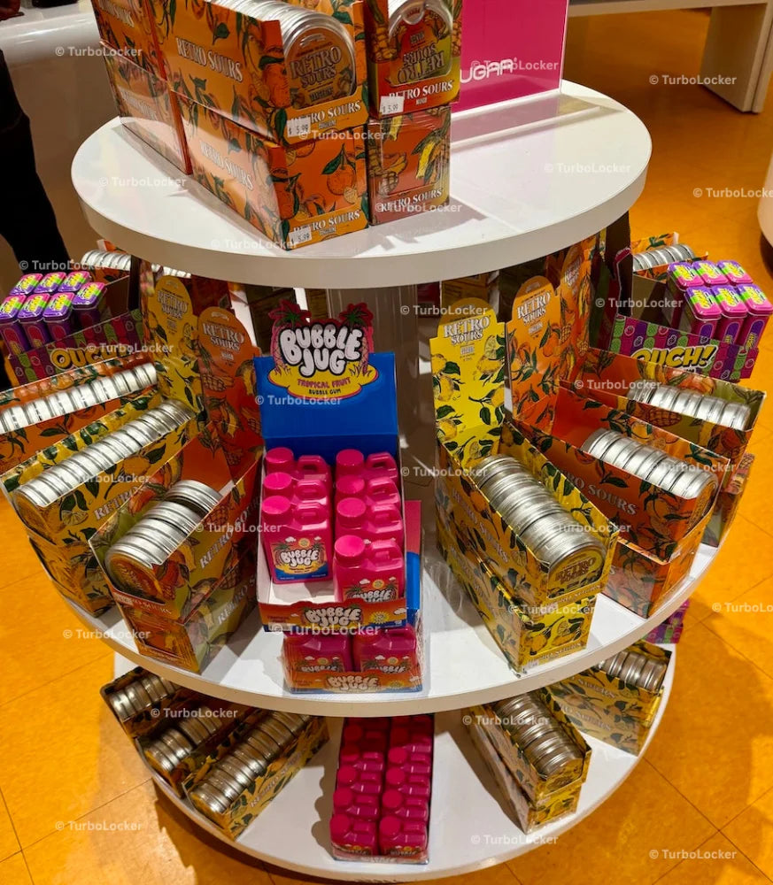 Sours And Bubba Jug Candies At A ITSugar Candy Shop