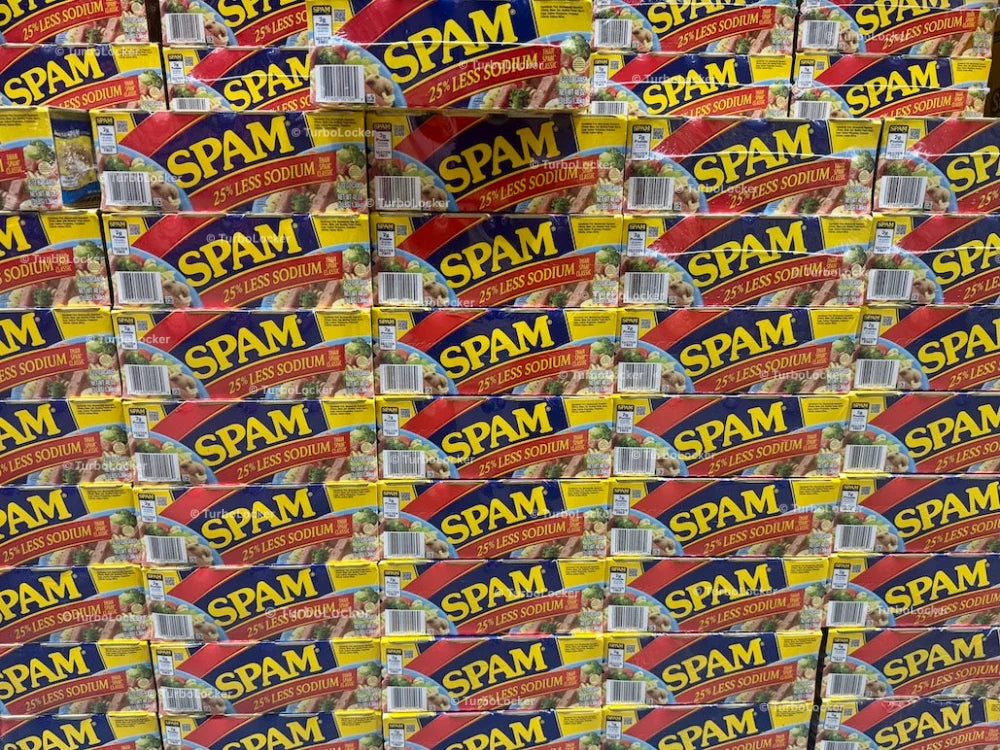 Spam Multipack Boxes Stacked High