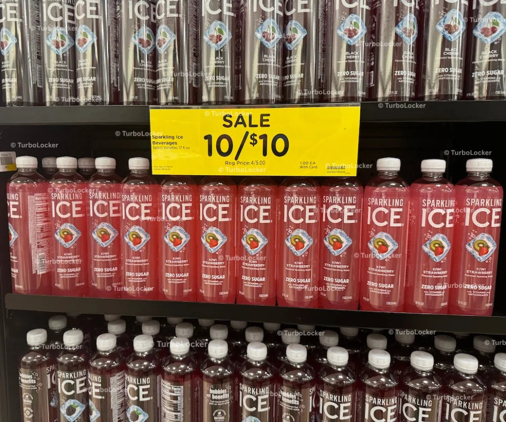 Sparkling Ice Kiwi Strawberry Flavored Sparkling Water