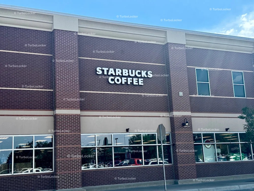 Starbucks Coffee Exterior Sign