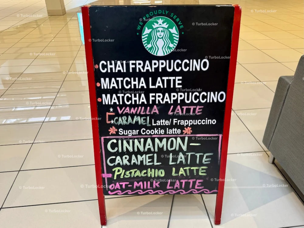 Starbucks Franchise Menu Board