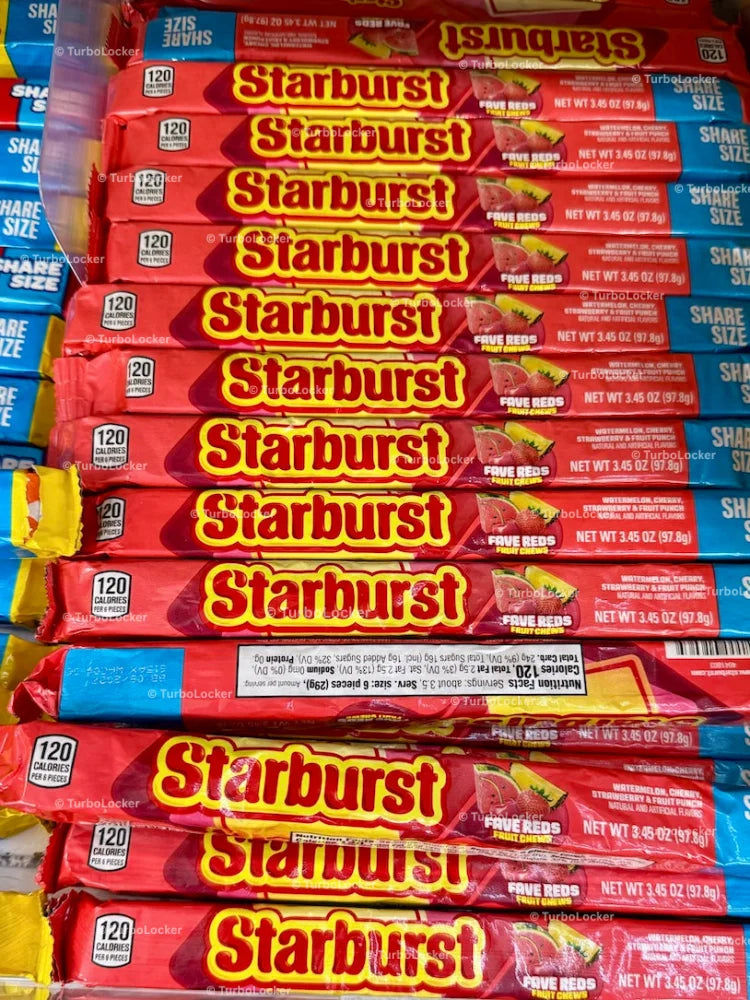 Starburst Fave Reds Fruit Chews Packets