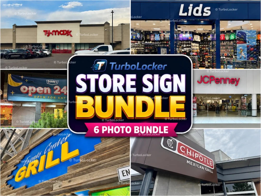 Store Sign And Logo Themed Retail Bundle